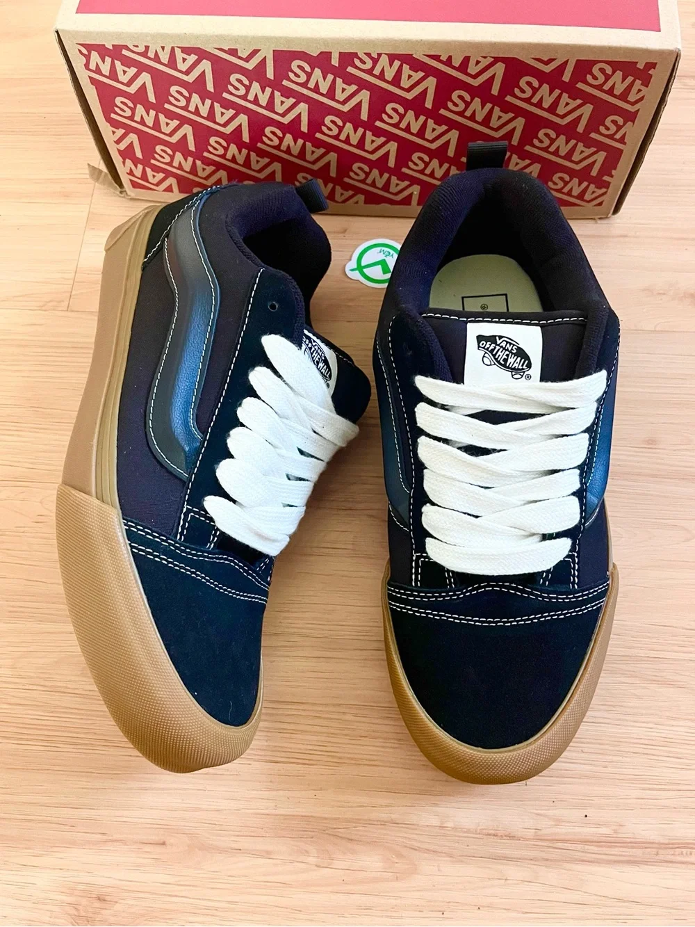 Vans Knu Skool Gum Black Women 10.5 US